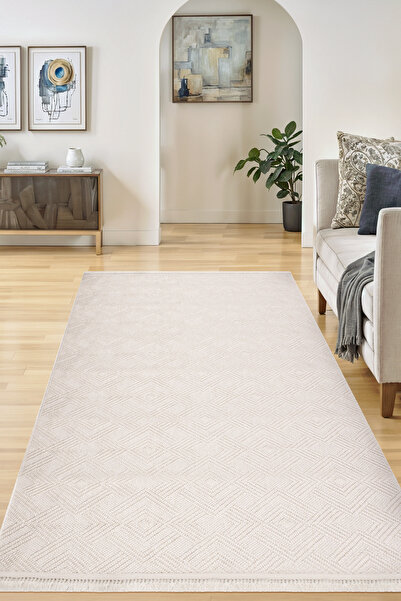 Aden Yonca Dokuma Halı | Makinede Yıkanabilir | Yumuşak Dokulu Salon Halısı |...