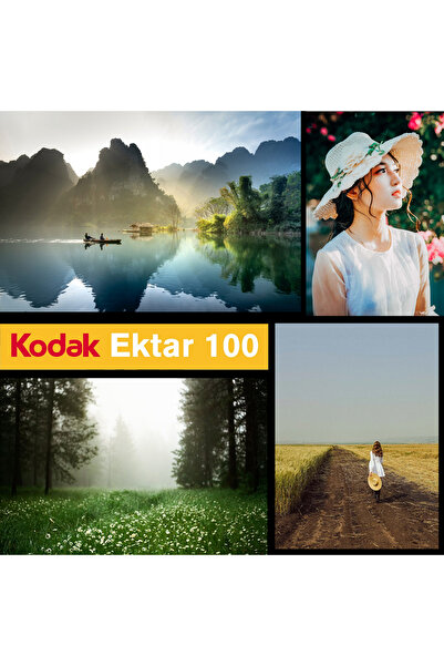 Kodak Ektar 100 Professional Analog Renkli Fotoğraf Filmi -Magnet çerçeve hediyelidir