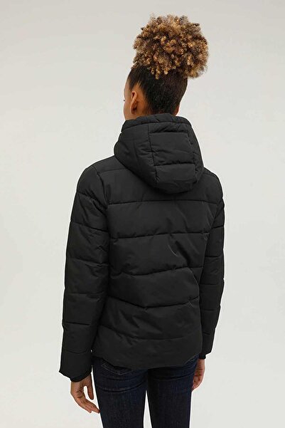 lumberjack APRESKI COAT B7 Kadın Mont 101398817-1SIYAH