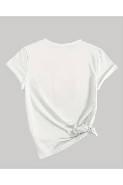 FUFLUNS V-Neck Oversize Beautiful Printed T-Shirt