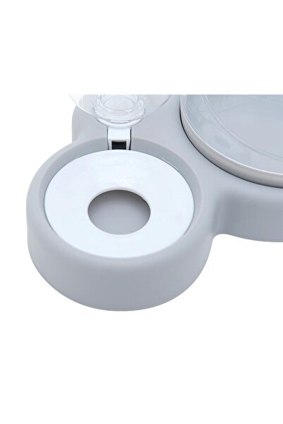 All Bol de hrănire dublu înclinat pentru pisici cu dozator de apă, AVX-AG 684 E