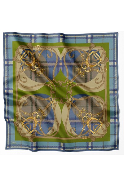 Belli Φουλάρι από καθαρό μετάξι 4206D (TWILL)-52