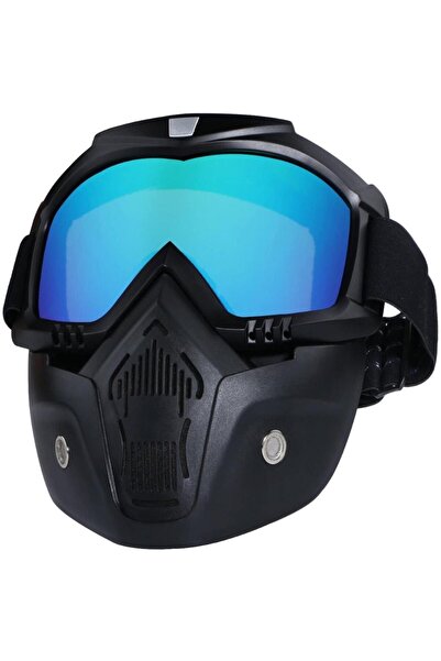 All Protective Mask with Removable Goggles, for Moto, ATV, SSV, QUAD