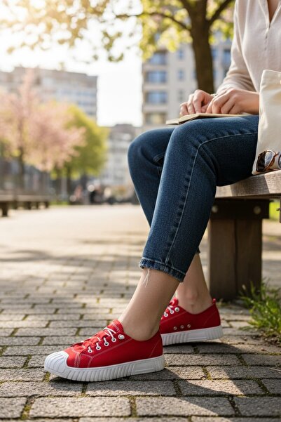 Afşin أحذية رياضية من الكتان مع أربطة مطاطية لتقويم العظام، حذاء رياضي مريح وأنيق