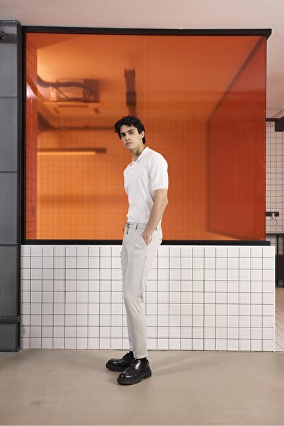 GMG FIRENZE Gmg Fırenze Normal Bel Normal Paça Slim Fit Taş Erkek Pantolon GU25MSS01015