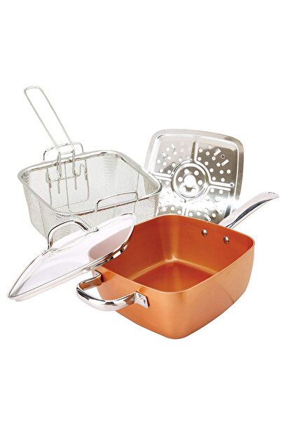 TEHNOSHOP 5-in-1 multi-functional pan, non-stick, fast cooking