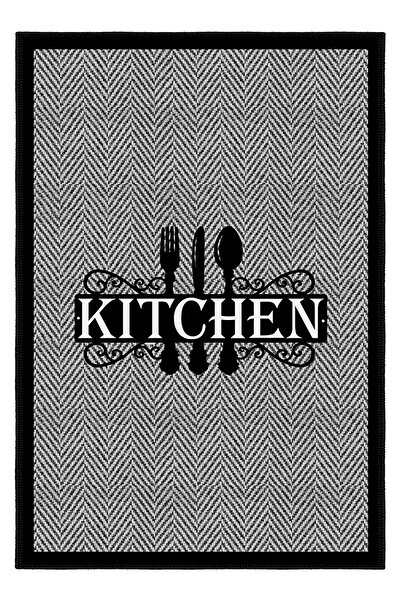 Homefesto Mutfak Halısı, Yıkanabilir Şönil, Kaymaz Dokuma Taban, Leke Tutmaz,...