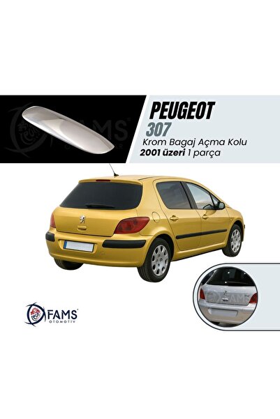 FAMS OTO AKSESUAR Peugeot 307 Krom Bagaj Açma Kolu 2001 Üzeri P. Çelik