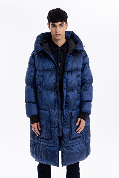 GMG FIRENZE Kapüşonlu Uzun Casual Erkek Kaban