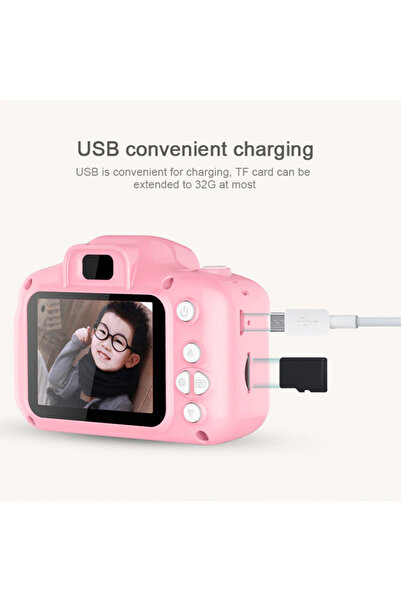 TEHNOSHOP Children's digital camera, photo video, color screen, durable