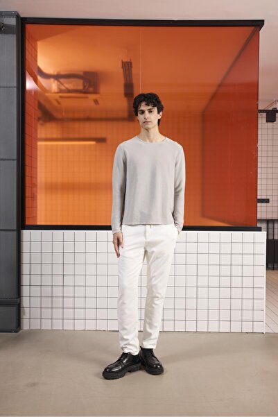 GMG FIRENZE Ανδρικό πουλόβερ με λαιμόκοψη, 100% βαμβακερό πλεκτό, πλεκτό που ...