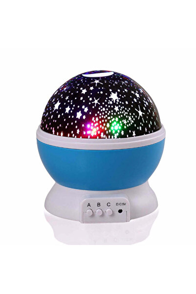 SPEEDSTORE Lampa Star Master, proiector stele luna, rotativ, 4 culori