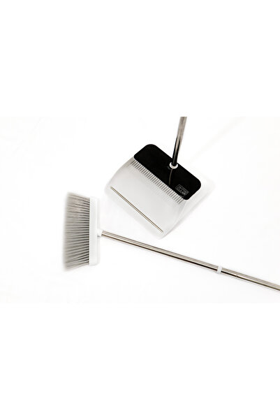 Pro Clean Official Pro Clean F10 broom and dustpan set with retractable comb and durable bristles