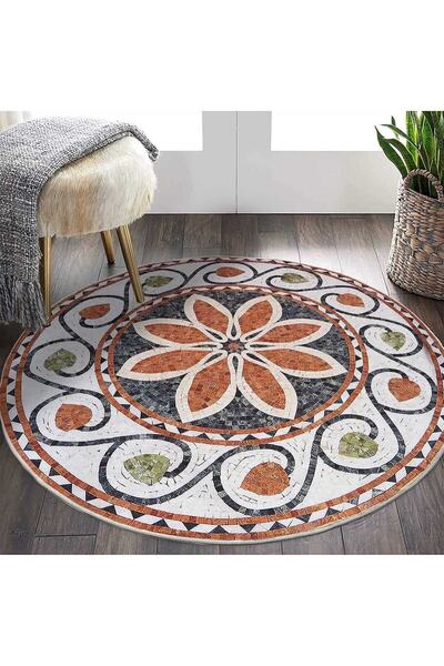 Homefesto Dekoratif Pamuklu Dokuma Taban Ince Modern Yıkanabilir Leke Tutmaz ...