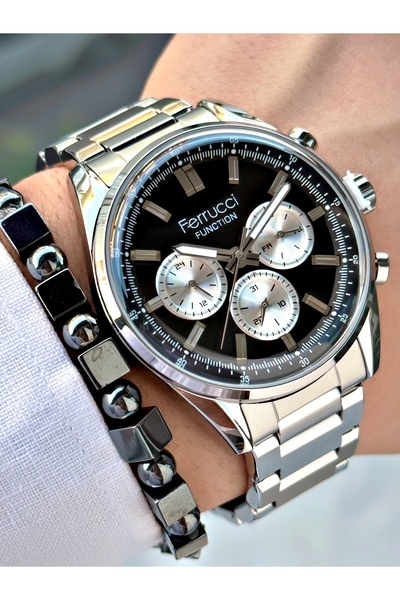 Ferrucci Function Fcf.11710fm.01 Multi Fonksiyon Erkek Kol Saati 3 Atm Su Geçirmezlik