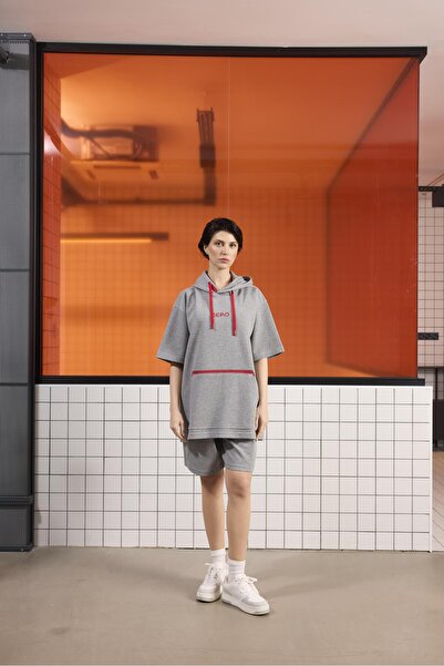 GMG FIRENZE Gmg Fırenze Капюшон Комір Сірий Меланж Чоловічий Світшот GU25MSS0...