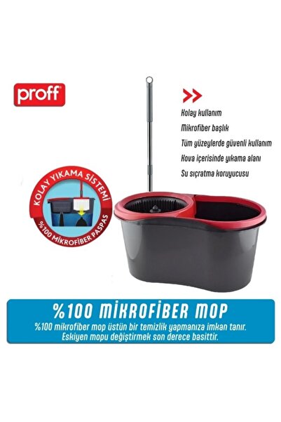 FLODEX Proff Temizlik Seti Black Mop Seti 141123