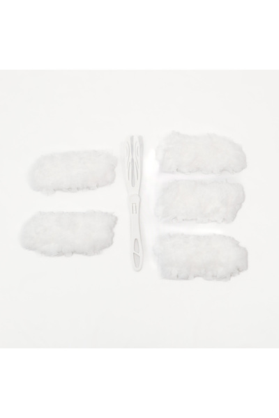 Pro Clean Official Pamatuf praf 360 Fluffy Duster White Pro Clean cu 5 rezerve