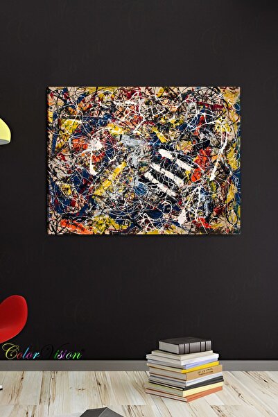 ColorVision Jackson Pollock Number17 Kanvas Tablo