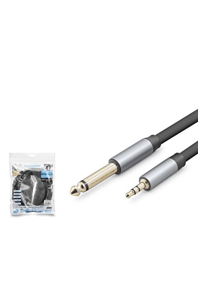 HADRON Hdx1080 3.5 mm to 6.35 mm Stereo Jack Cable 3 m Black