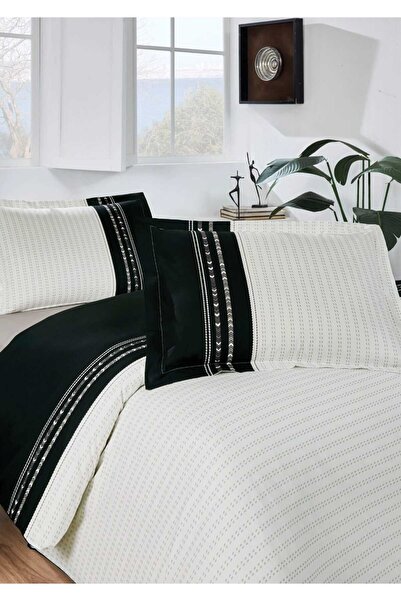 Özdilek Ranforce Double Personality Bedding Set Destaque Black