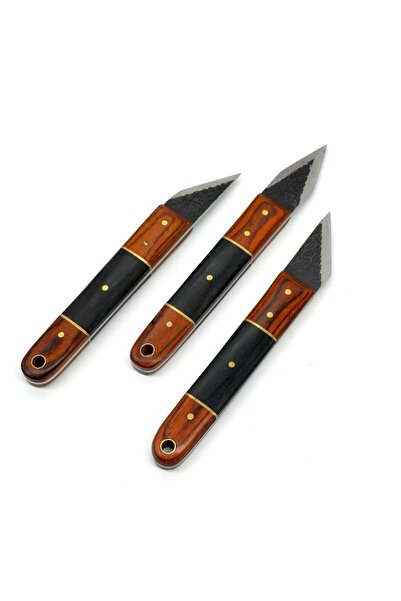 Rox Wood 0056 LUBAN Ahşap İşaretleme Bıçak Seti 3 Parça