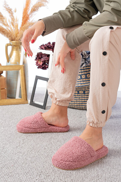 Slipcat Lamb Fabric Wool Silent Sole Γυναικείες Παντόφλες Παντόφλες εσωτερικού χώρου