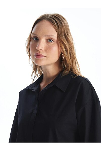 LC Waikiki LCW Düz Oversize Kadın Gömlek