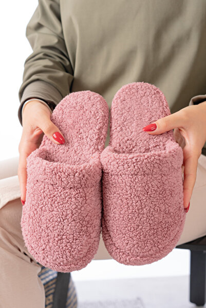 Slipcat Lamb Fabric Wool Silent Sole Γυναικείες Παντόφλες Παντόφλες εσωτερικού χώρου