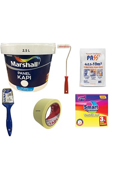 Marshall Su Bazlı kokusuz Amerikan Panel Kapı Boyası 2,5 Lt - Renk: Avokado -...