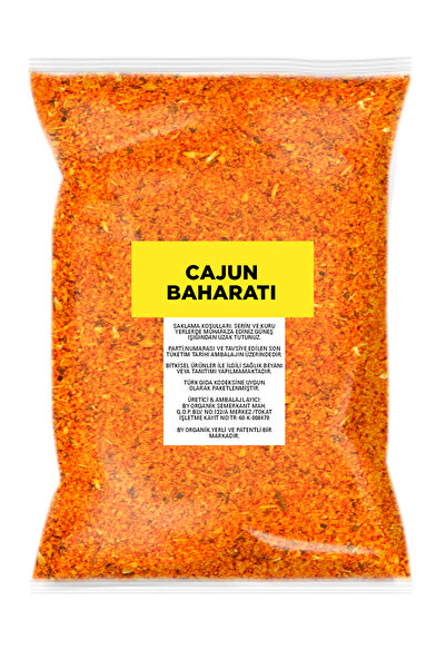 BY ORGANİK Cajun ( Kajun ) Baharatı 100 gr ( Patates Baharatı )