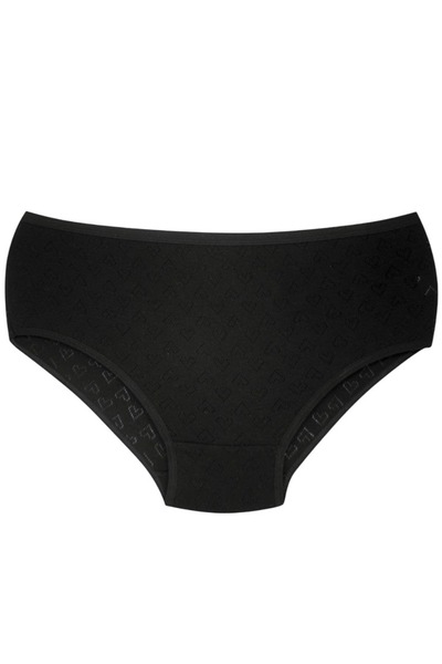 Özten 12'Li Paket 100% Cotton Heart High Waist Bato Women's Panties Ozt12100