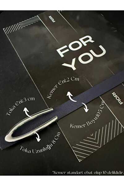 Fiori Long Buckle Slim Women's Belt, Coat Belt, Shirt Belt, Dress Belt