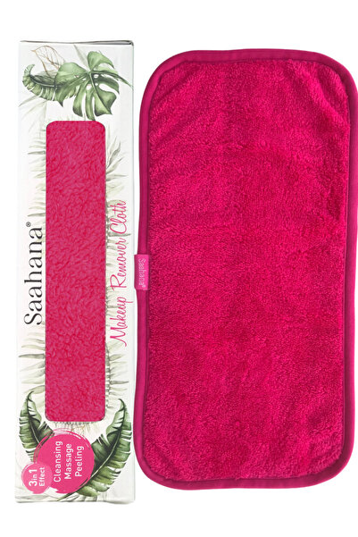 Saahana Tekrar Kullanılabilir Makyaj ,yüz, Cilt Ve Maske Temizleyici Havlu/te...