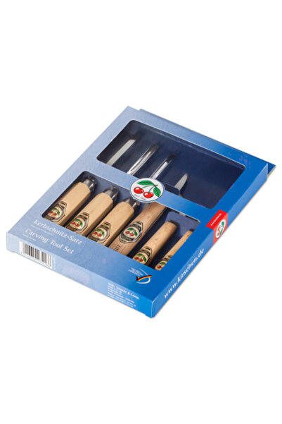 Kirschen Two Cherries Ahşap Yontma ve Oyma Seti 6 Parça