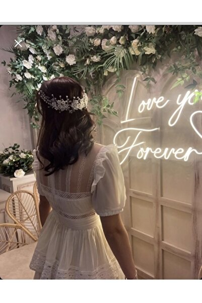 ASİMEL TASARIM Bridal Tiara Hair Accessory Wedding Henna Wedding Promise Engagement Graduation