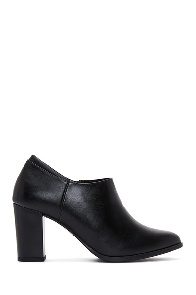 Derimod Black Women's Boots - Zippered and Thick Heel 24WFE 251318