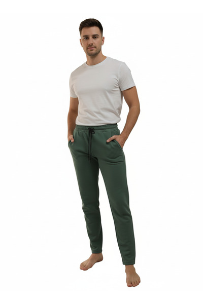 musZon Muzon 3 Thread Unlined Straight High Waist Straight Leg Unisex Sweatpa...