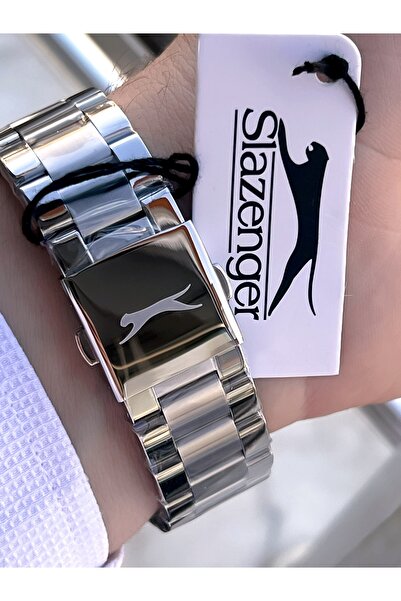 Slazenger 24 Ay Garantili Çelik Kordon Kararma Renk Atma Yapmaz Multi Fonksiyon 5atm Su Geçirmez Kol Saati