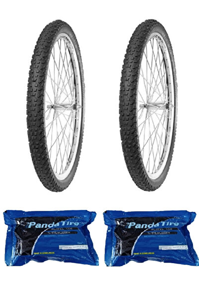 IRC 24 Jant 24x2.10 Dark Side Bisiklet Dış Lastiği X 2 Adet + Plus Panda İç L...