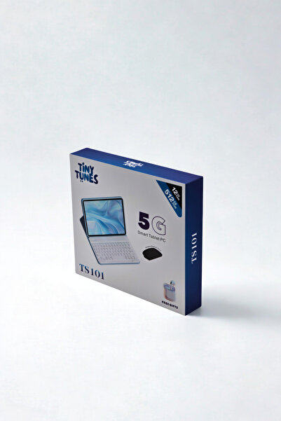 Tiny Tunes TS 101 Smart Kids Tablet | 10-inch Display | 5G 12GB RAM 512GB ROM | KEYBOARD | MOUSE | FLIP COVER |