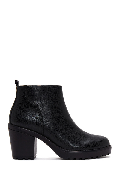 Derimod Black Women's Boots - Zippered and Thick Heeled, 24wfe2510ft