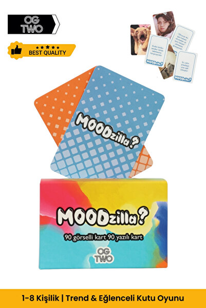 OGTWO MOODzilla Yetişkin Kutu Oyunu - Modun Hangisi Moodun Ne Eğlenceli Aile Grup Arkadaş Kart Oyunu