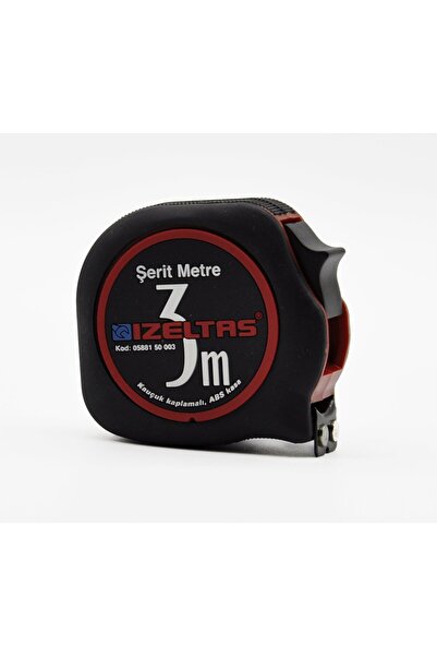 İzeltaş Plastik Şerit Metre 3 mt