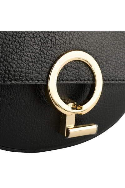 AZZURA Geanta June, din piele 100% naturala neagra 8224