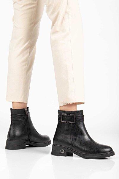 Kartezyen حذاء مقاوم للماء بإبزيم أسود موديل كود 88