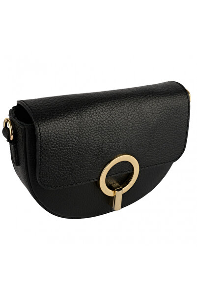 AZZURA Geanta June, din piele 100% naturala neagra 8224