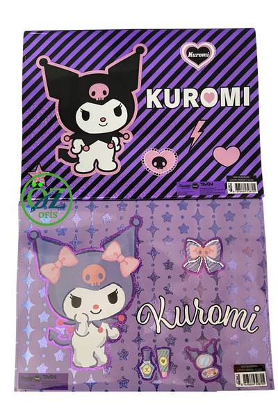 ÖZ OFİS Kuromi 2'li Dosya Seti Ödev Dosyası 2025 Yeni Sezon