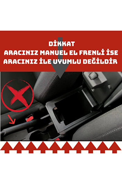 Toprakshop PSA CODE Renault Duster Uyumlu Orta Konsol Düzenleyici (2024-2026 MODEL)