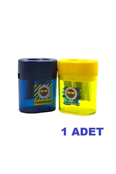 Fenerbahçe TMN 581973 FENERBAHÇE ÇİFT BIÇAKLI (GÖZLÜ) HAZNELİ OVAL KALEMTRAŞ ...